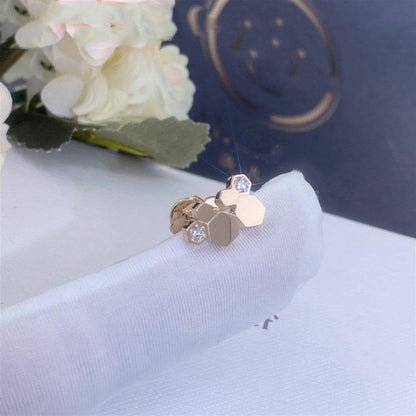 [Radiant Gem]¯BEE LOVE PINK GOLD DIAMOND EARRINGS