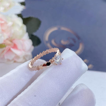 [Radiant Gem]¯BEE LOVE RING PINK GOLD 1 DIAMOND
