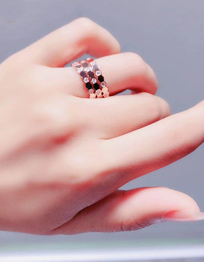 [Radiant Gem]¯BEE LOVE RING PINK GOLD DIAMOND