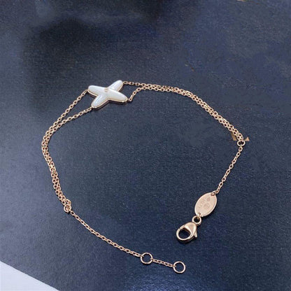 [Radiant Gem]¯JEUX BRACELET WHITE MOP PINK GOLD 1 DIAMOND