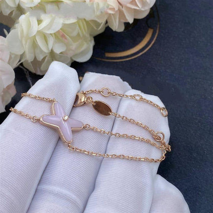 [Radiant Gem]¯JEUX BRACELET PINK MOP PINK GOLD 1 DIAMOND