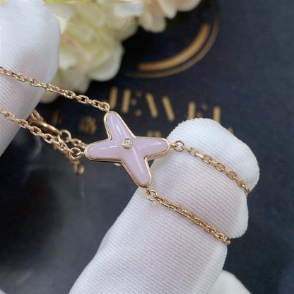 [Radiant Gem]¯JEUX BRACELET PINK MOP PINK GOLD 1 DIAMOND