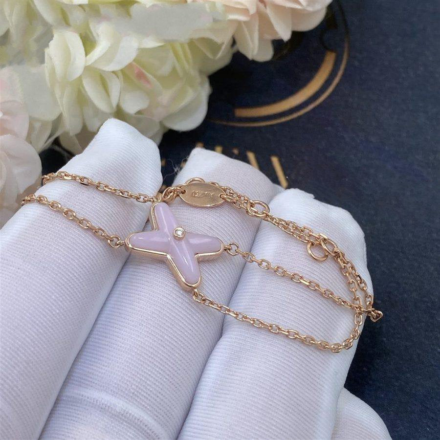 [Radiant Gem]¯JEUX BRACELET PINK MOP PINK GOLD 1 DIAMOND
