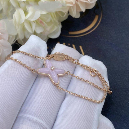 [Radiant Gem]¯JEUX BRACELET PINK MOP PINK GOLD 1 DIAMOND
