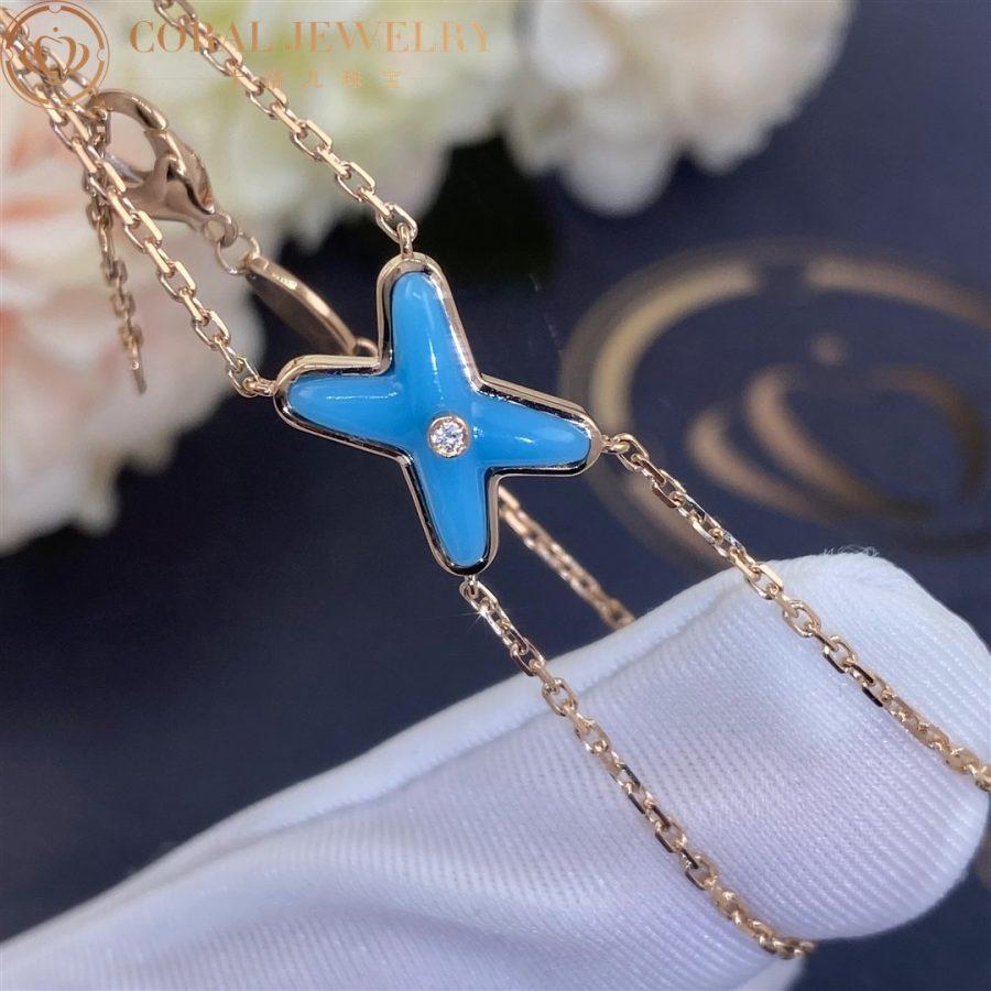 [Radiant Gem]¯JEUX BRACELET TURQUOISE PINK GOLD 1 DIAMOND