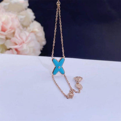 [Radiant Gem]¯JEUX BRACELET TURQUOISE PINK GOLD 1 DIAMOND