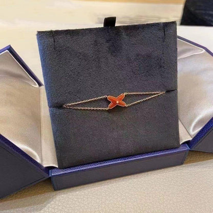 [Radiant Gem]¯JEUX BRACELET CARNELIAN PINK GOLD 1 DIAMOND