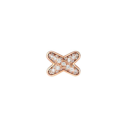 [Radiant Gem]¯JEUX DE PINK GOLD DIAMOND EARRINGS