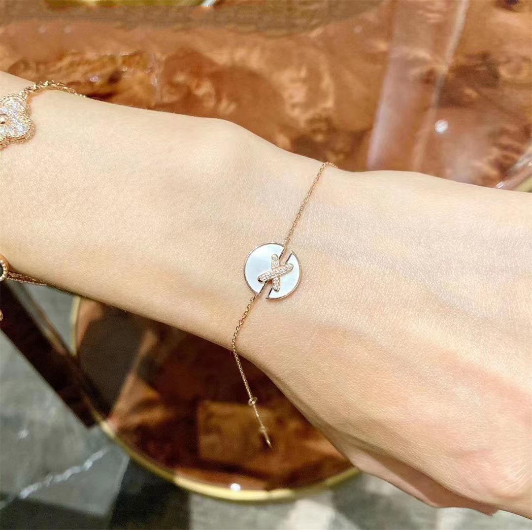 [Radiant Gem]¯JEUX DE BRACELET MOP PINK GOLD DIAMONDS