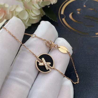 [Radiant Gem]¯JEUX DE BRACELET ONYX PINK GOLD DIAMOND