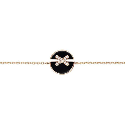 [Radiant Gem]¯JEUX DE BRACELET ONYX PINK GOLD DIAMOND