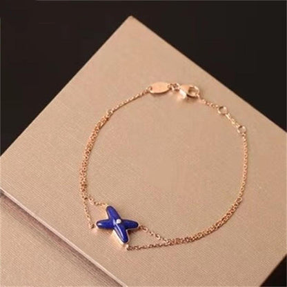 [Radiant Gem]¯Hollow Design Four-Leaf Clover Flower Shape Ring