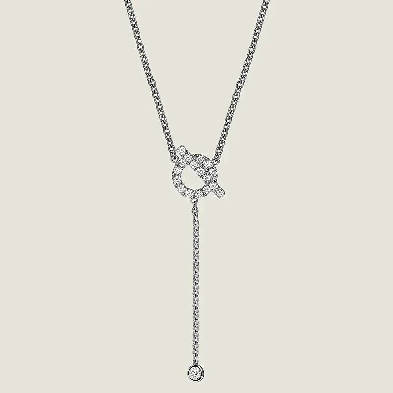[Radiant Gem]¯FINESSE SILVER DIAMOND NECKLACE