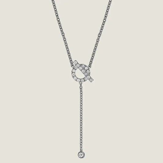 [Radiant Gem]¯FINESSE SILVER DIAMOND NECKLACE