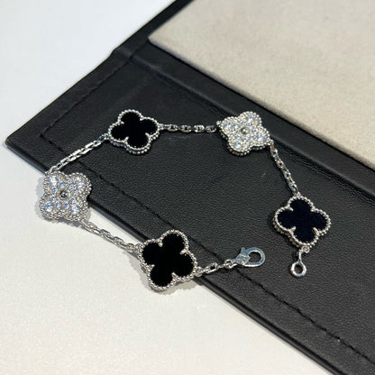 [Radiant Gem]New CLOVER 5 MOTIF ONYXS BRACELET COLLECTION