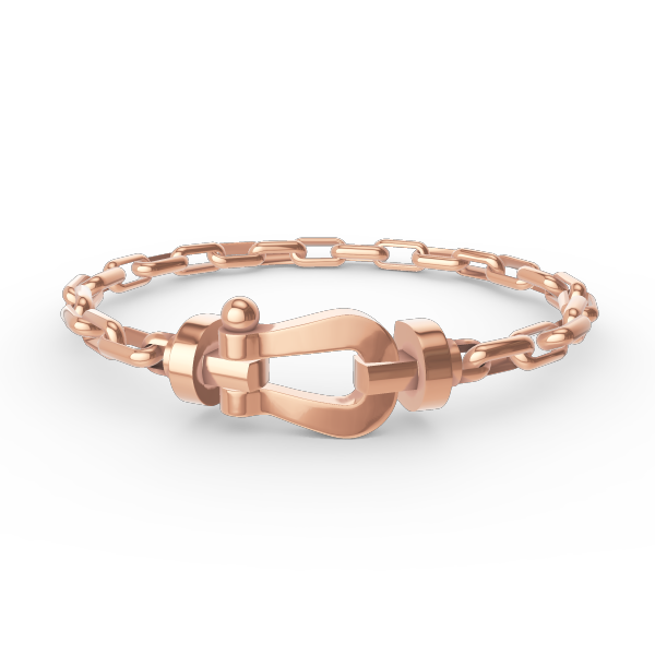 [Radiant Gem]¯FORCE LARGE HORSESHOE CLASP  METAL BRACELET