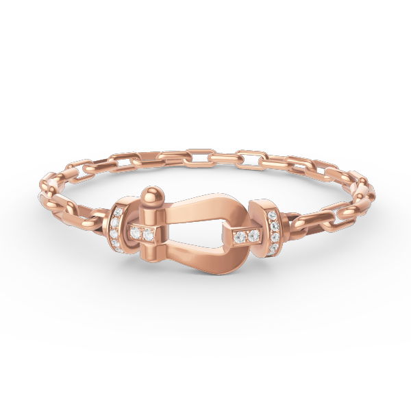 [Radiant Gem]¯FORCE LARGE HORSESHOE CLASP  METAL BRACELET