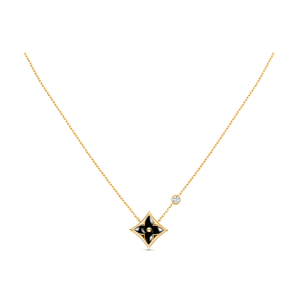[Radiant Gem]¯STAR BLACK MOP NECKLACE