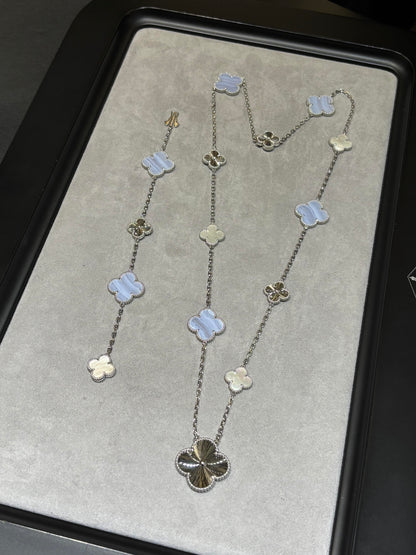 [[Radiant Gem]¯] 25 NEW CLOVER 15 MOTIFS PURPLE CHALCEDONY