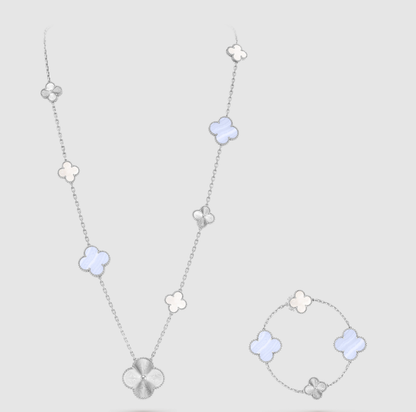 [[Radiant Gem]¯] 25 NEW CLOVER 15 MOTIFS PURPLE CHALCEDONY