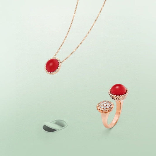 [Radiant Gem]¯PERLEE COULEURS DIAMOND ROSE GOLD BETWEEN THE FINGER RING
