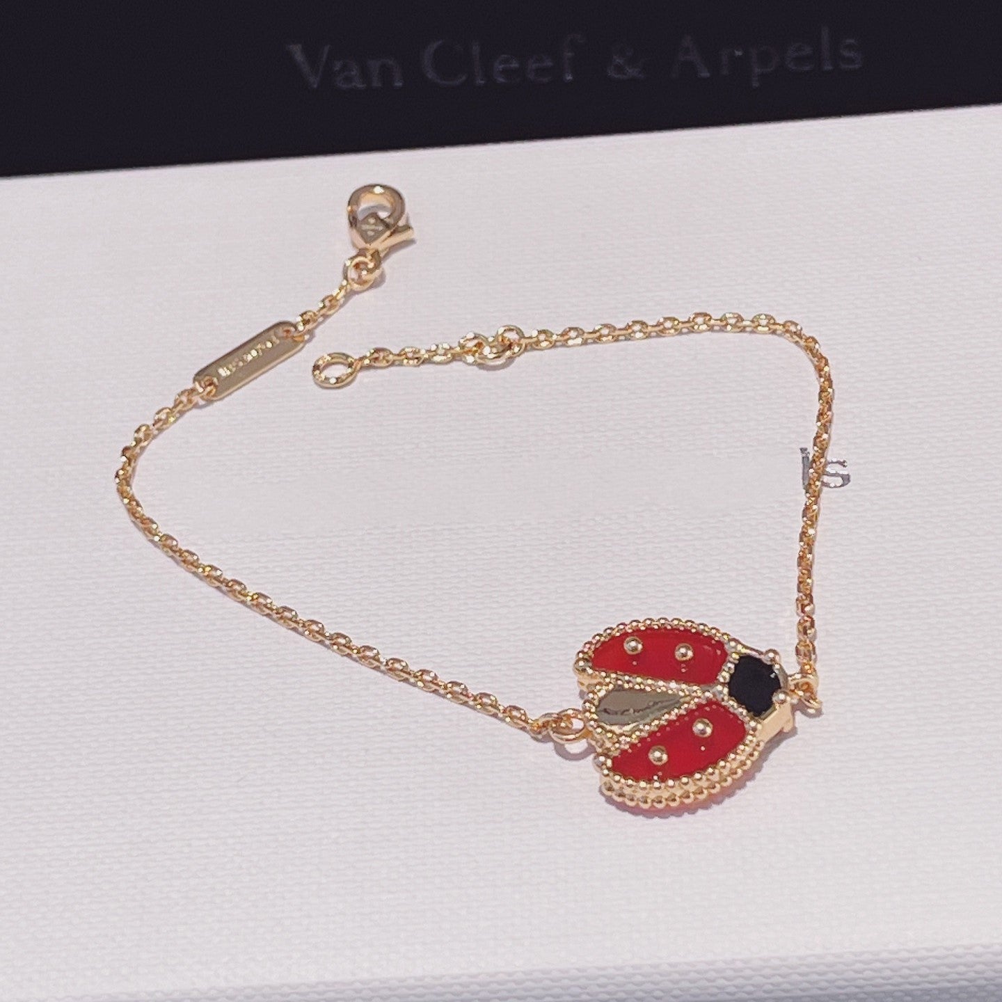 [Radiant Gem]¯LUCKY SPRING 1 MOTIF PINK GOLD BRACELET