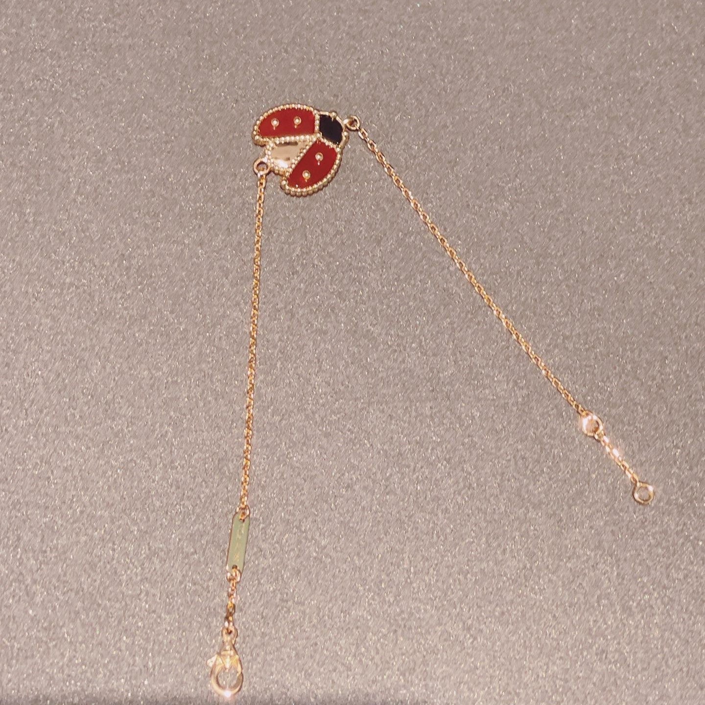 [Radiant Gem]¯LUCKY SPRING 1 MOTIF PINK GOLD BRACELET
