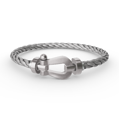 [Radiant Gem]¯FORCE LARGE HORSESHOE NO DIAMOND BRACELET SILVER