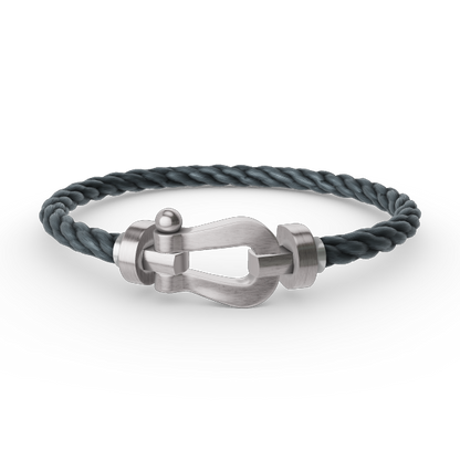 [Radiant Gem]¯FORCE LARGE HORSESHOE NO DIAMOND BRACELET SILVER