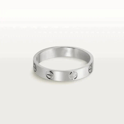 [Radiant Gem]¯LOVE RING 4MM 1 DIAMOND SILVER